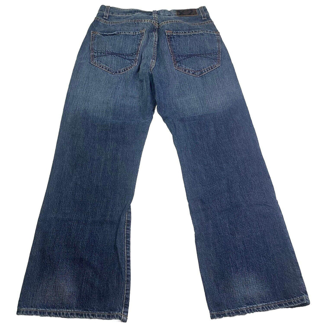 Vaqueros de mezclilla de calidad X2 para hombre, talla W31 L30, corte de bota azul