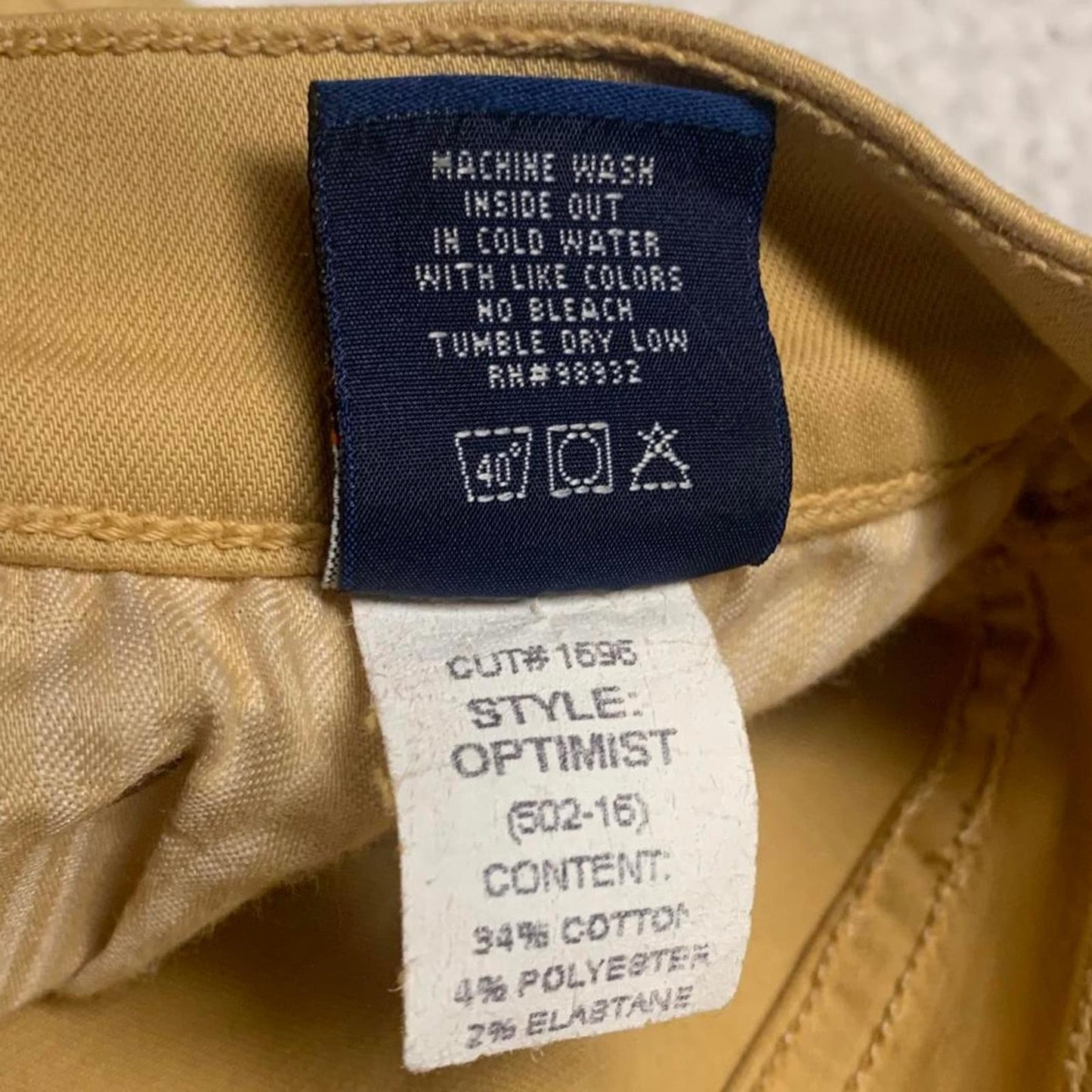 Principle Denim Innovators Sz 29 Yellow Frayed Hem Trousers W30 x 27L USA