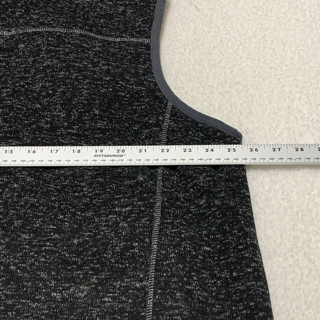 Chaqueta de forro polar Elevate de United Airlines, color negro carbón jaspeado, talla XL