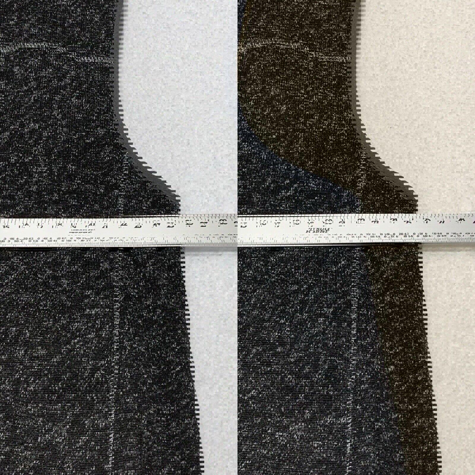 Chaqueta de forro polar Elevate de United Airlines, color negro carbón jaspeado, talla XL