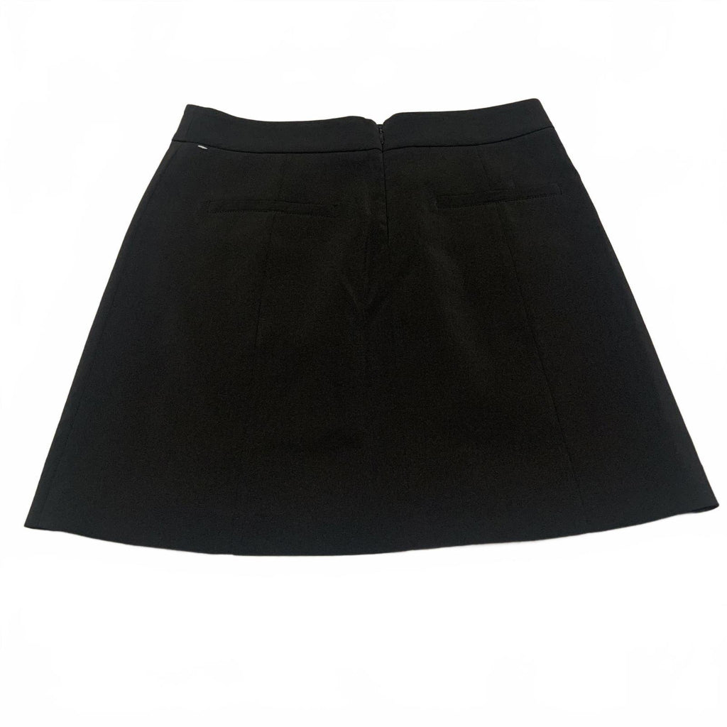 Minifalda negra de corte A para mujer de On &amp; On, talla 2
