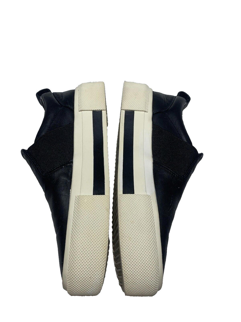 Zapatillas de plataforma sin cordones de piel sintética en blanco y negro 7.5 de KENDALL + KYLIE para mujer