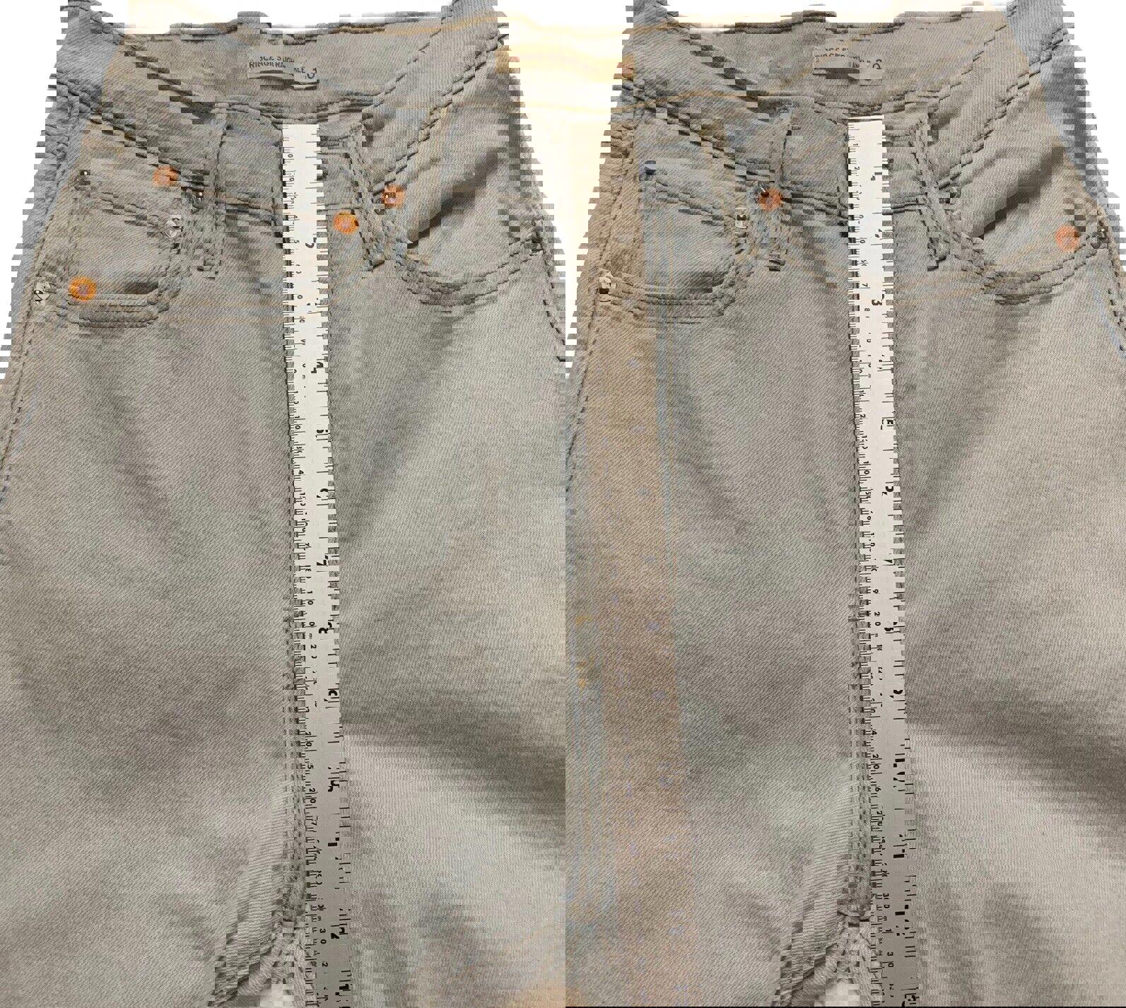 Vaqueros Levi's para mujer, corte cónico azul claro, 30 x 27, con caja torácica