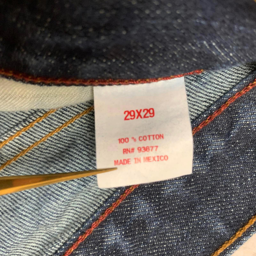 Vaqueros Arizona para mujer, talla 29, lavado azul oscuro, pierna ancha, 26,5 x 29 L