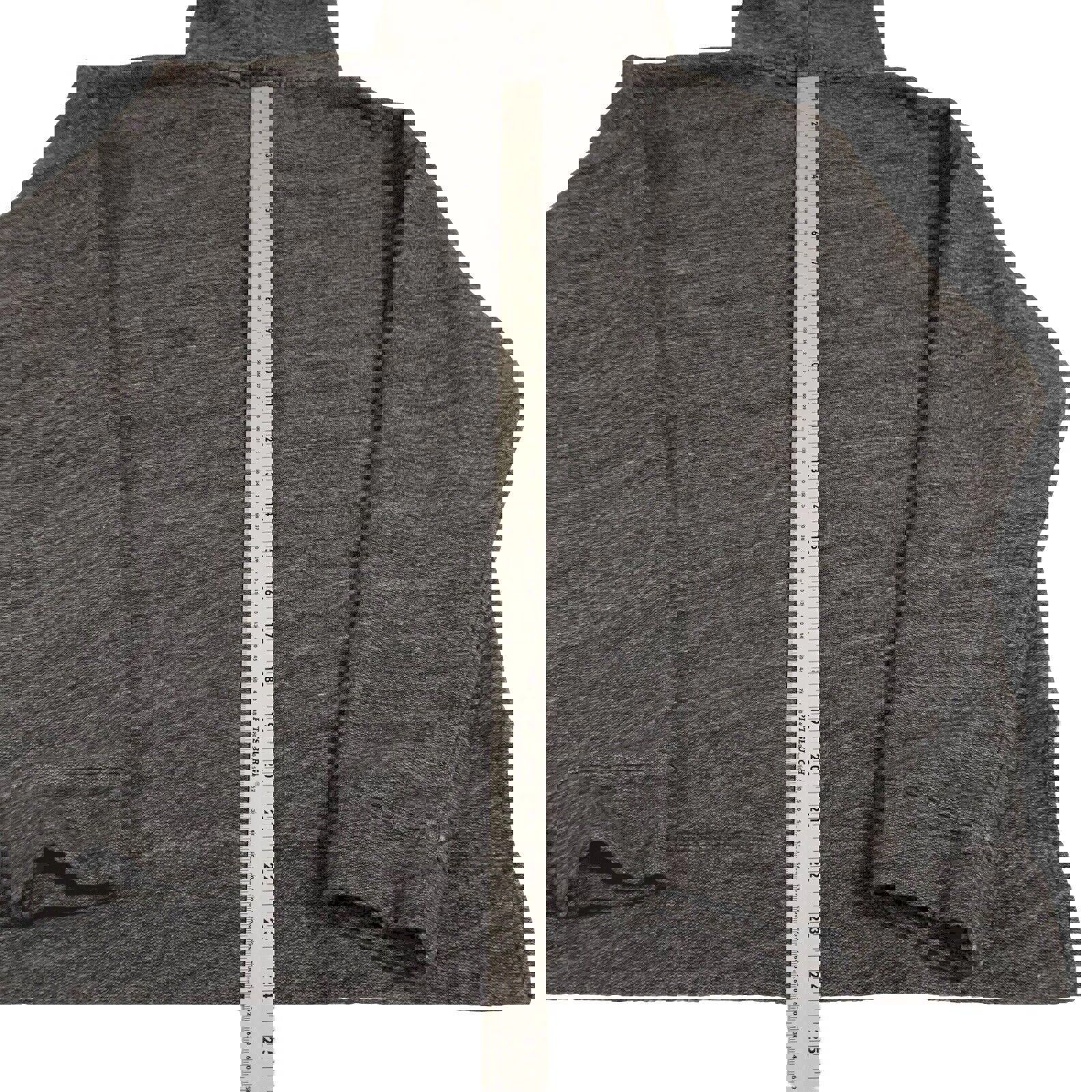 Sudadera con capucha J Crew para mujer, talla M, color negro y gris carbón.