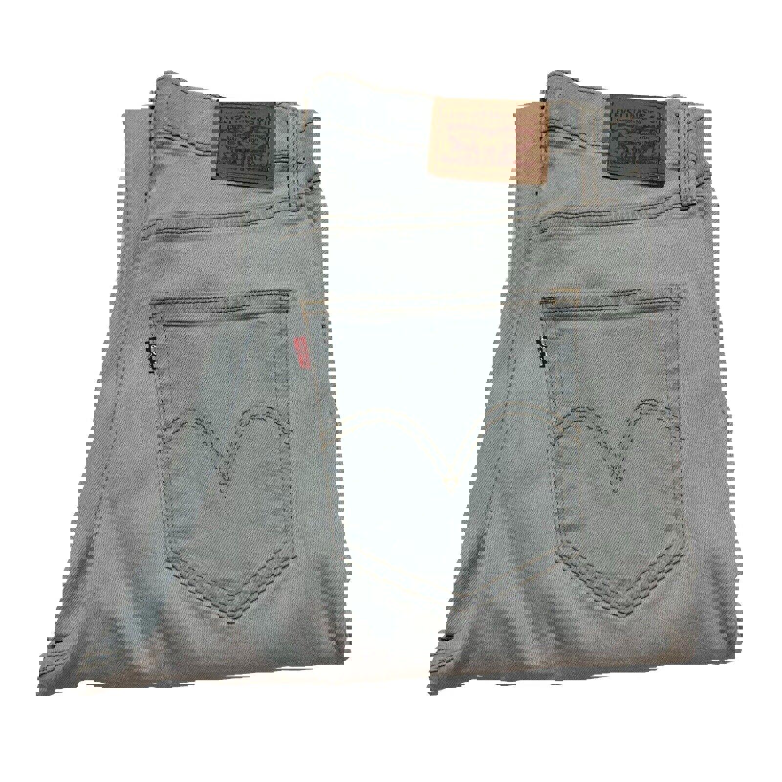 Vaqueros Levi's para mujer, corte cónico azul claro, 30 x 27, con caja torácica