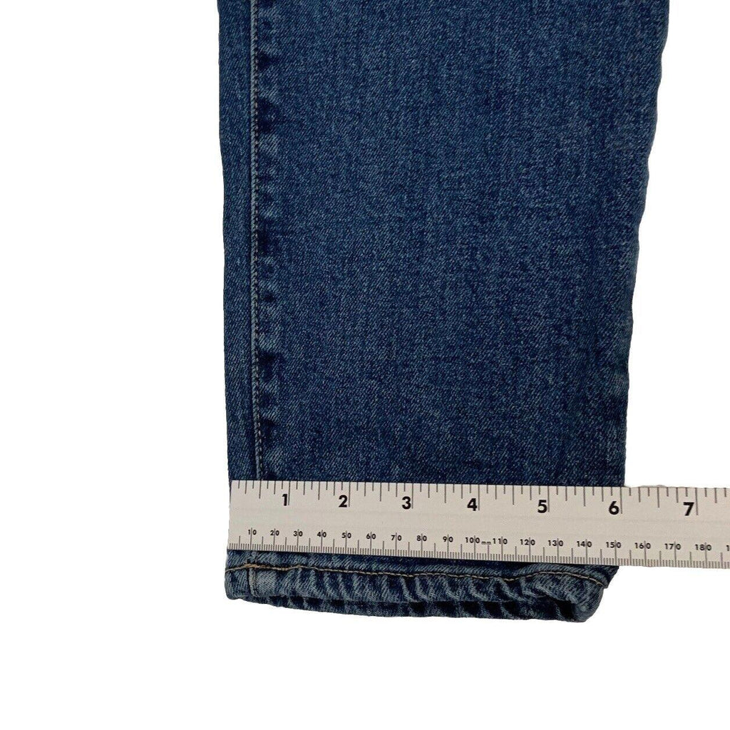 Vaqueros rectos azules de maternidad Old Navy OG talla 8 - Ajuste cómodo