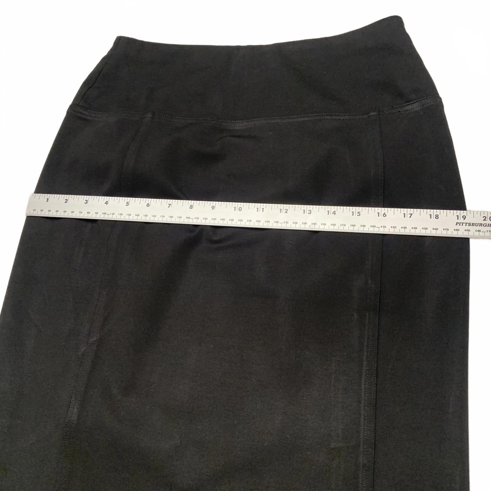 Falda tubo elegante negra de Ivanka Trump para mujer, elástica, de 76 cm de cintura, sin cierres