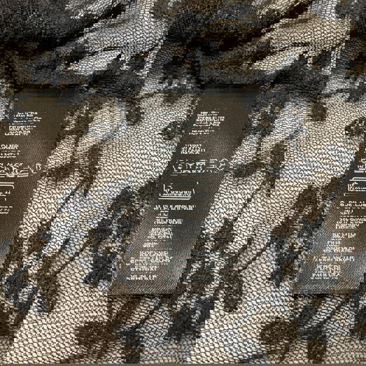 Bufanda tipo chal con flecos de encaje negro para mujer, talla S, estilo bohemio grunge, de H&amp;M