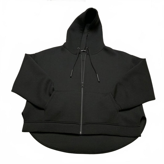 ZARA Women's Size Large Black Casual Black Zip-Up Hoodie