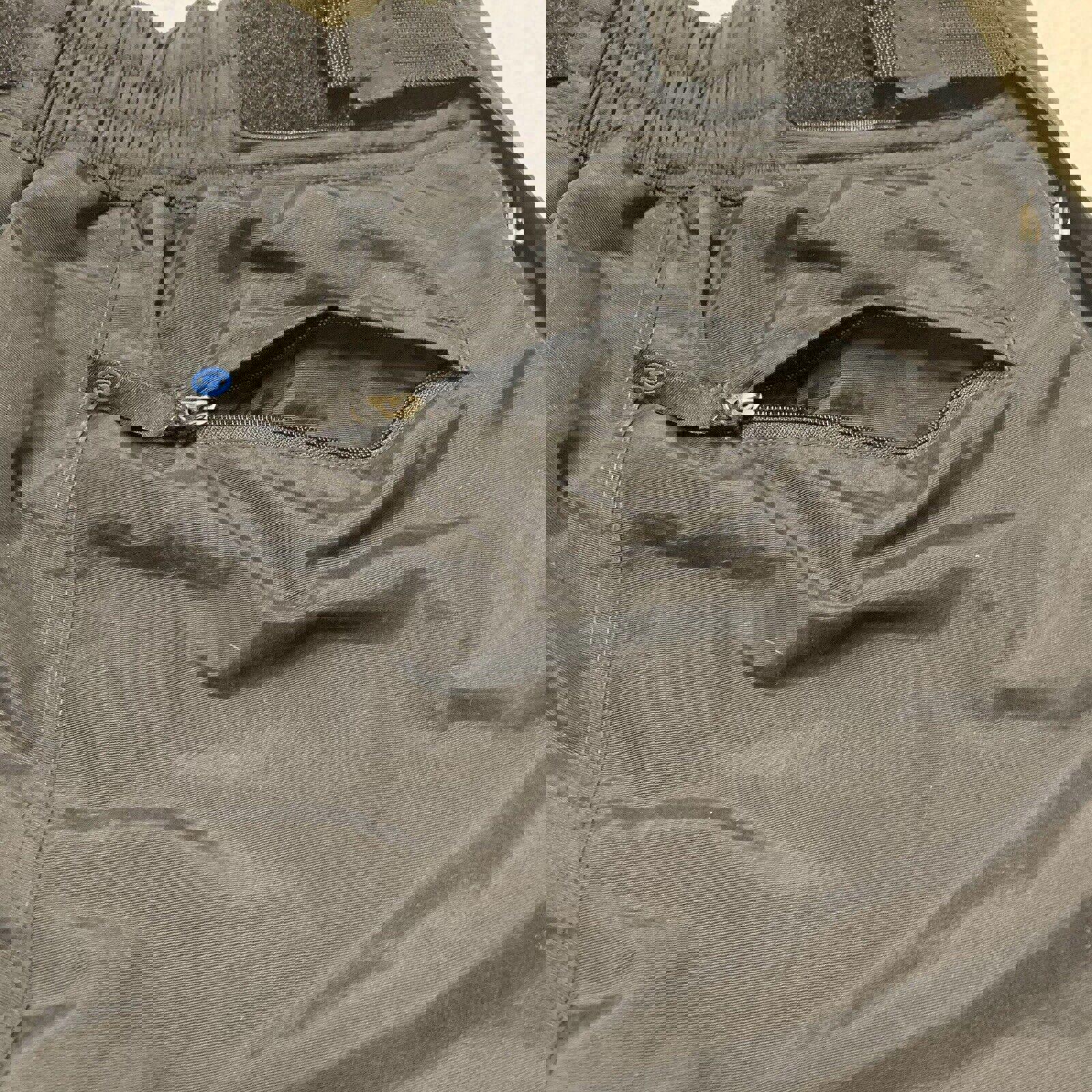 Pantalones de nieve para eslalon para hombre, talla M, nailon negro, bolsillos con cremallera en los tobillos, para esquí y snowboard Storm