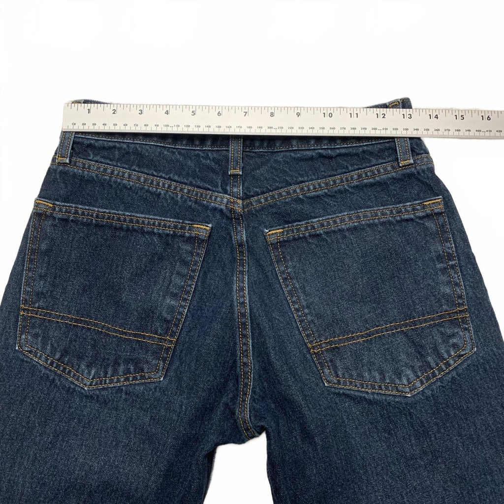 Vaqueros Arizona para mujer, talla 29, lavado azul oscuro, pierna ancha, 26,5 x 29 L