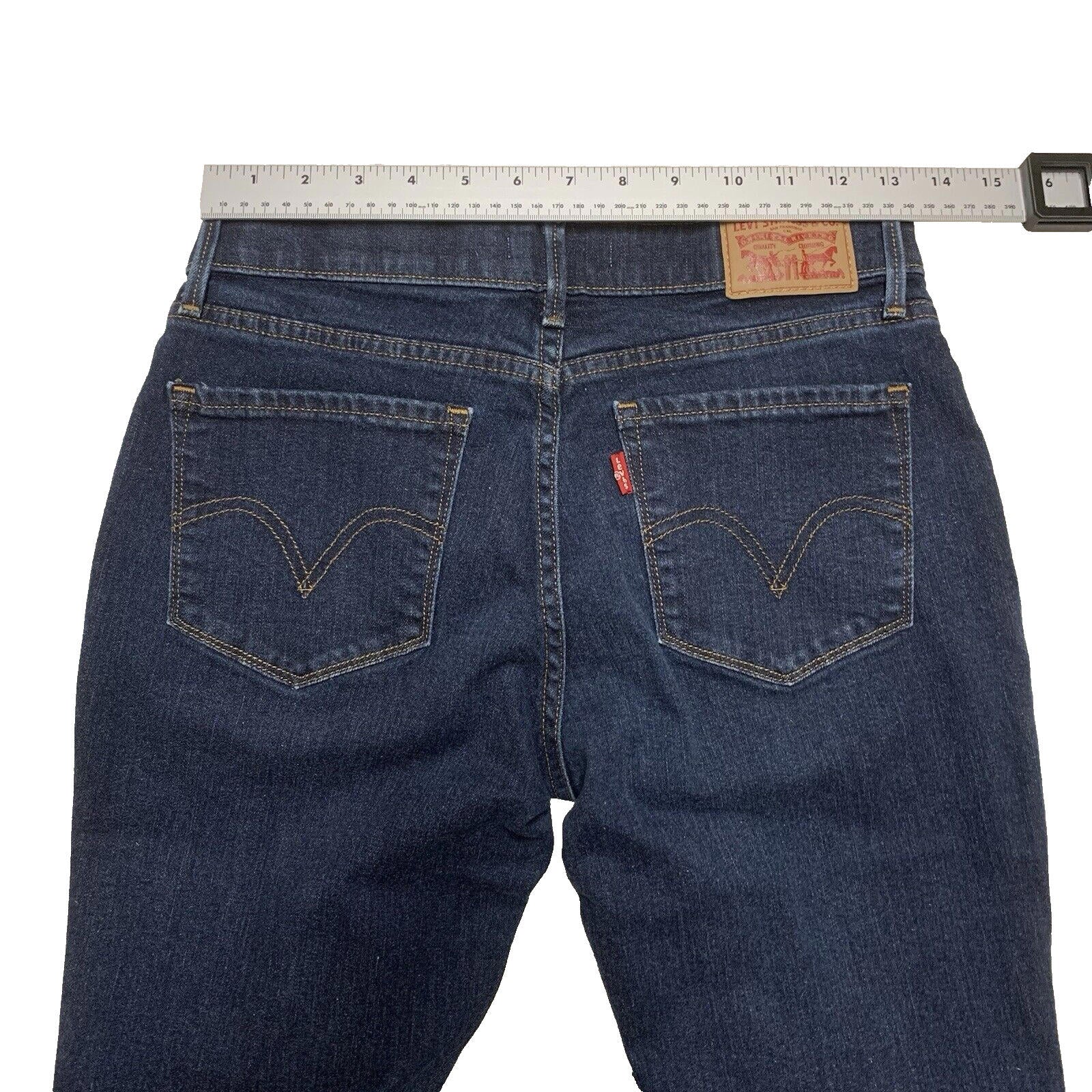 Vaqueros Levi's 511 para hombre, corte ajustado y elástico, 31 x 32, color azul oscuro