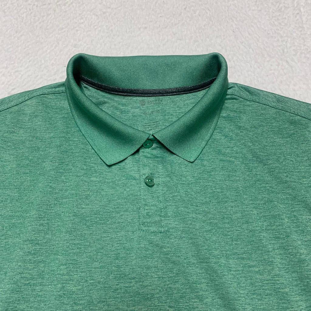Polo Haggar para hombre, talla XXL, verde, ajuste cómodo
