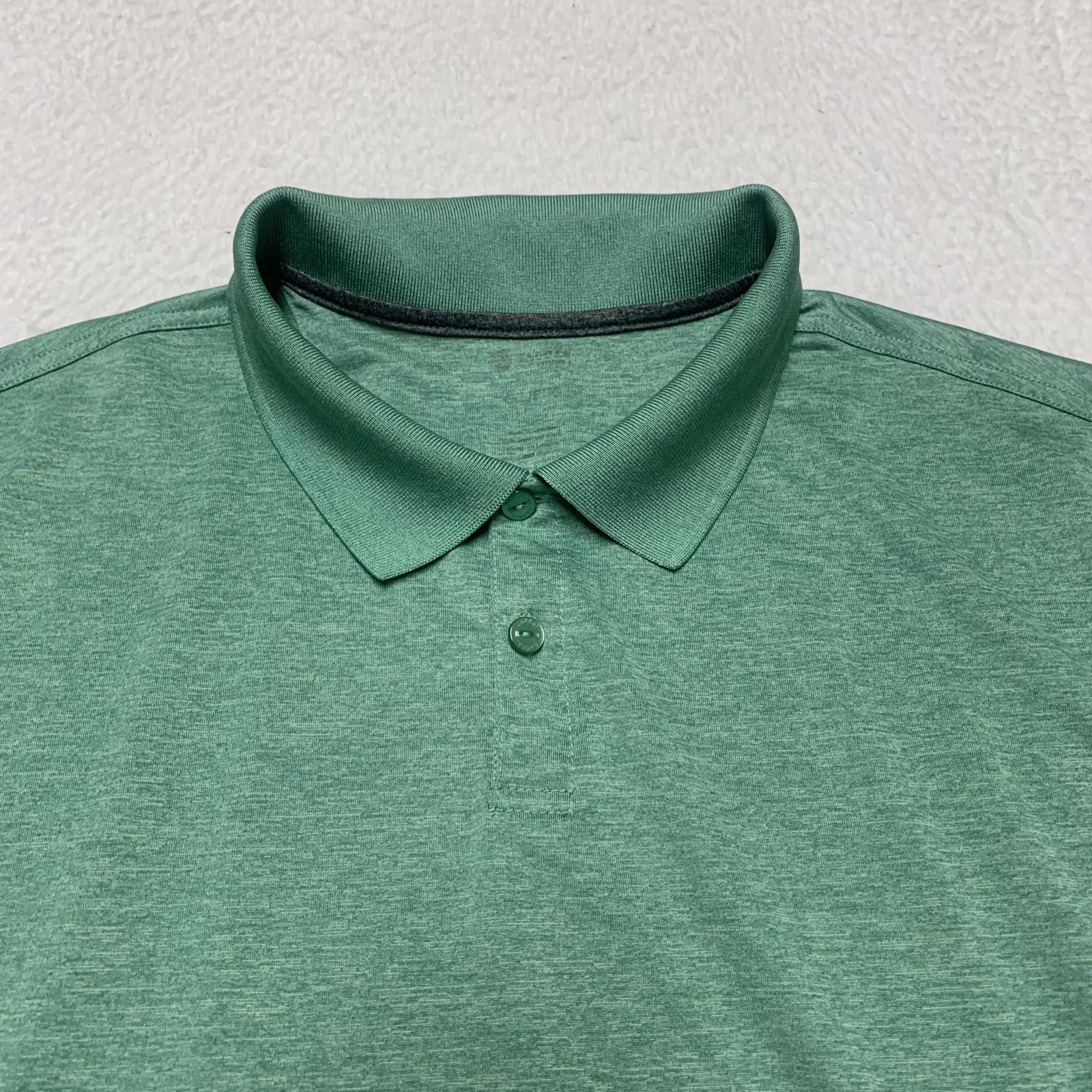 Polo Haggar para hombre, talla XXL, verde, ajuste cómodo