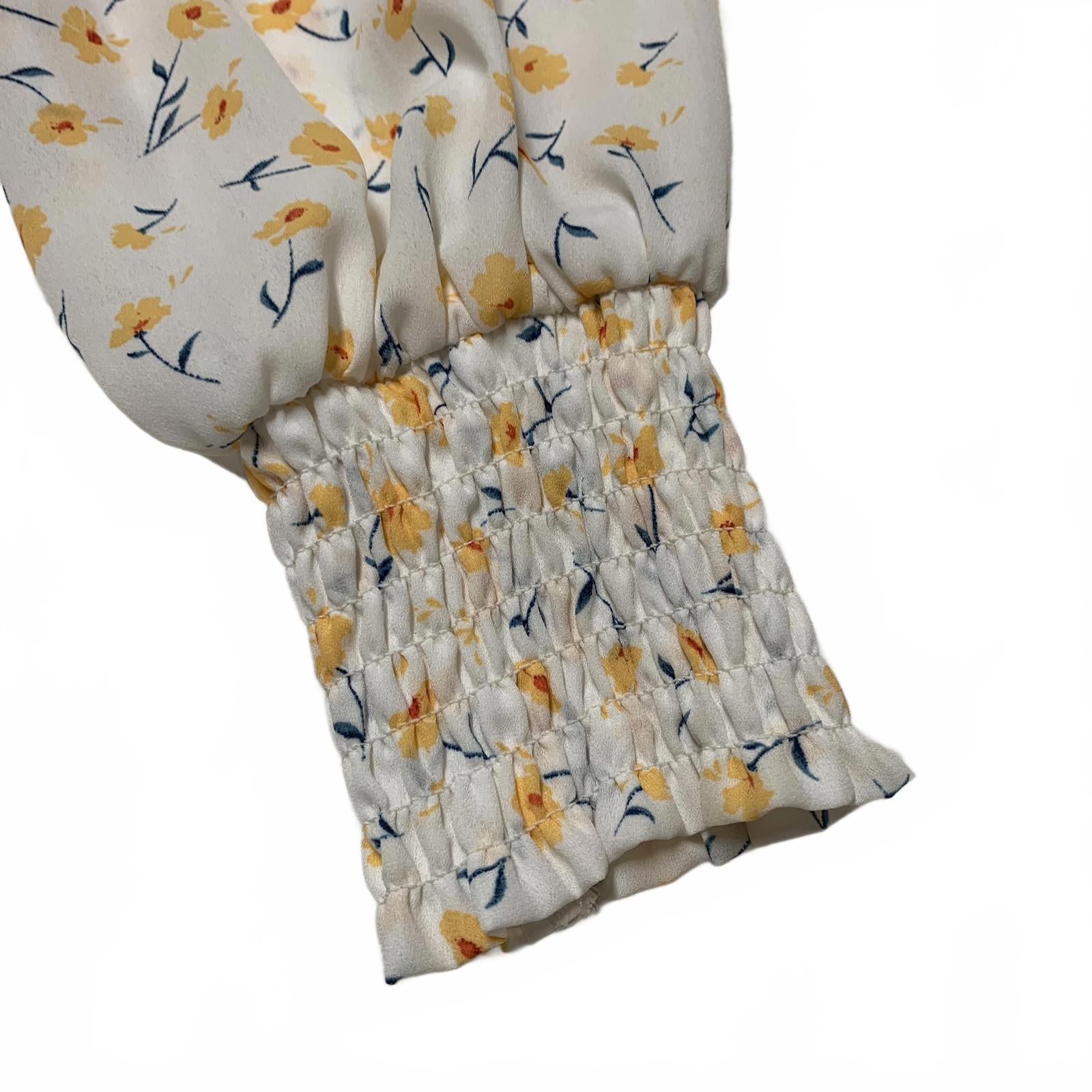 Top corto con hombros descubiertos y estampado floral de Helen Owen x Aqua para mujer, talla grande