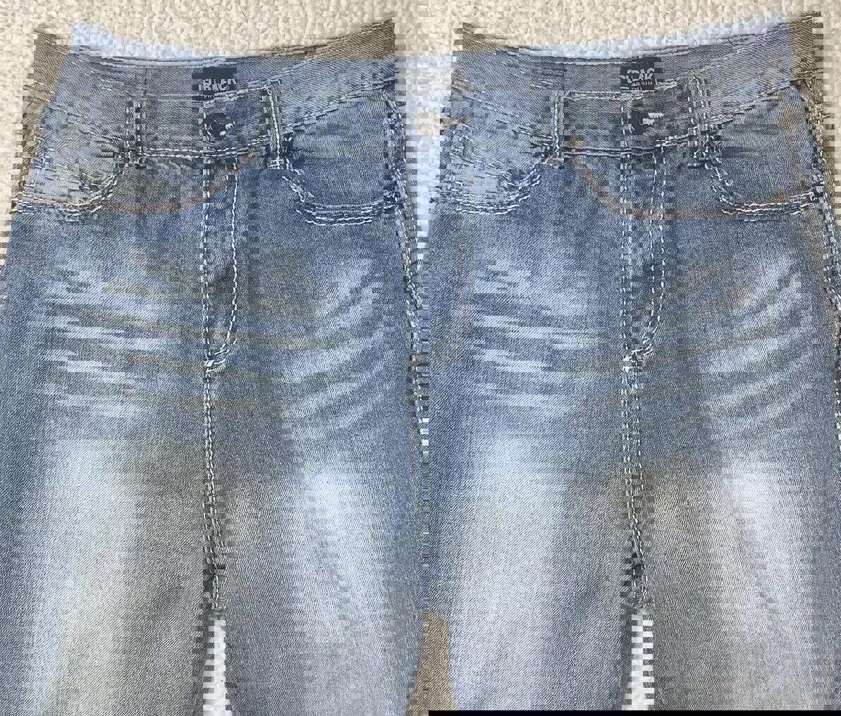 Bota vaquera negra premium azul para hombre talla 34/30