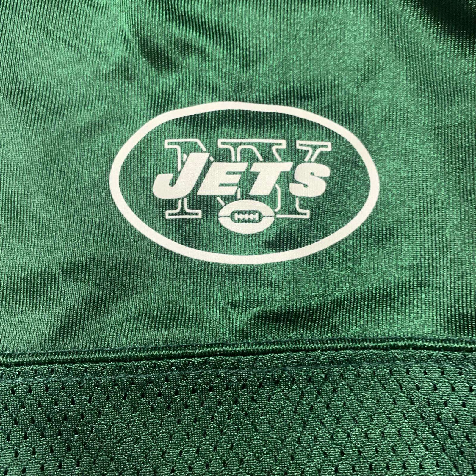 Camiseta de fútbol americano Reebok Esposito de los New York Jets, talla 39, verde, NFL, para uso en el campo, de VTG