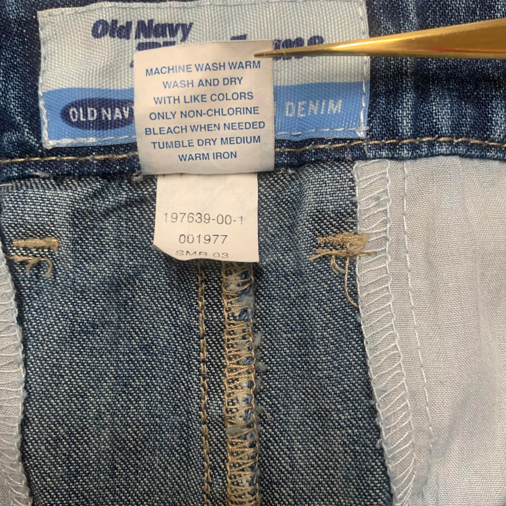Falda vaquera larga clásica azul de Old Navy para mujer, talla 8