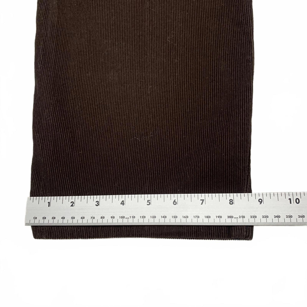 Lands' End Men's Size 38 Brown Traditional Fit Tapered Leg Corduroy Pants