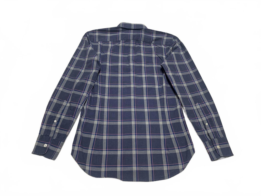 Camisa a cuadros azul de corte entallado Bonobos para hombre, talla pequeña