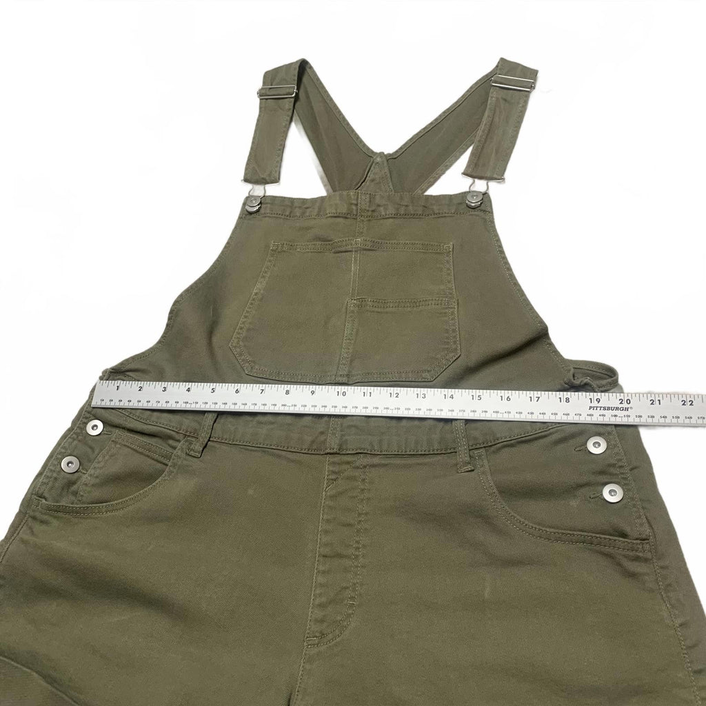 NOBO No Boundaries Overol de mezclilla verde oliva para mujer talla XXL (19) W40