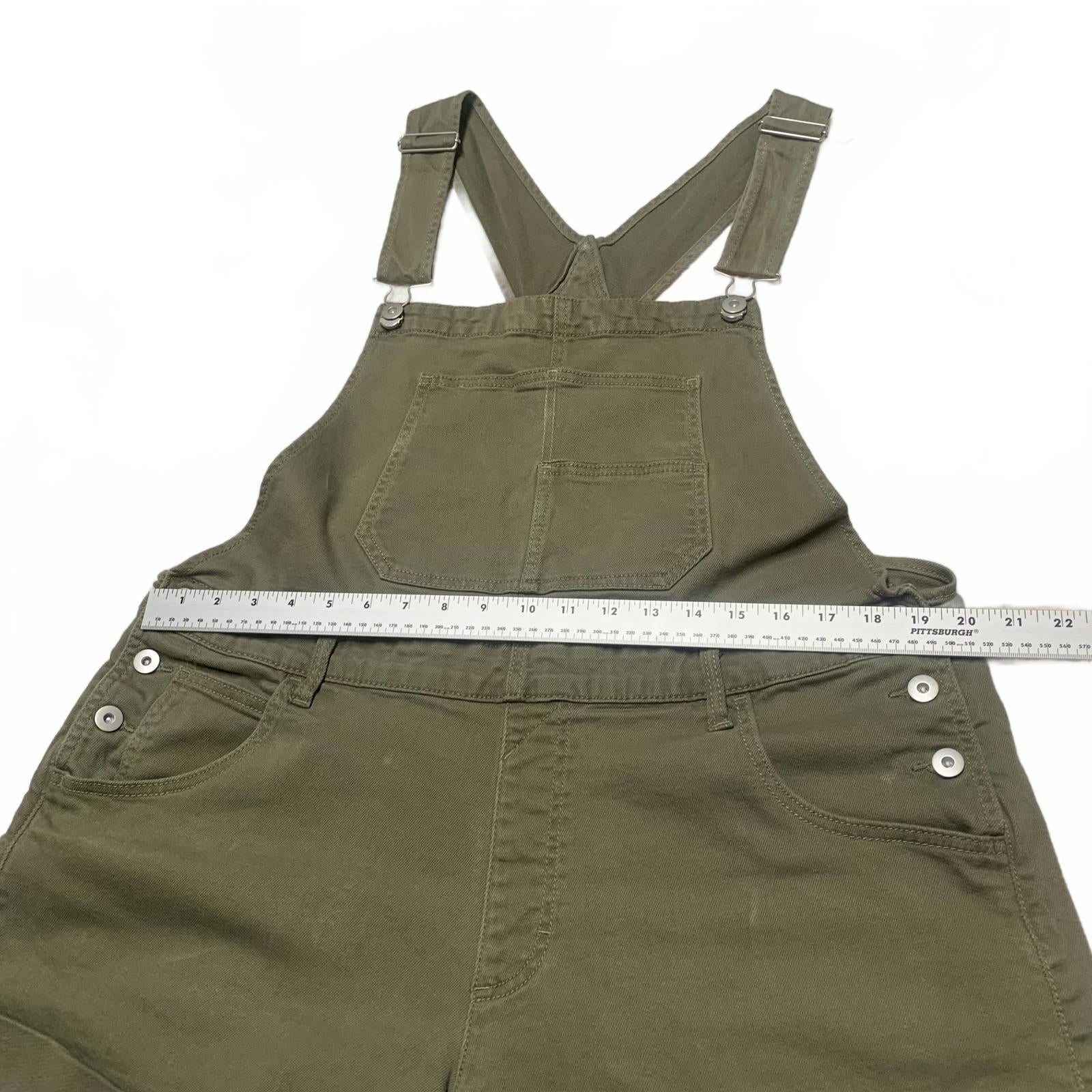 NOBO No Boundaries Overol de mezclilla verde oliva para mujer talla XXL (19) W40