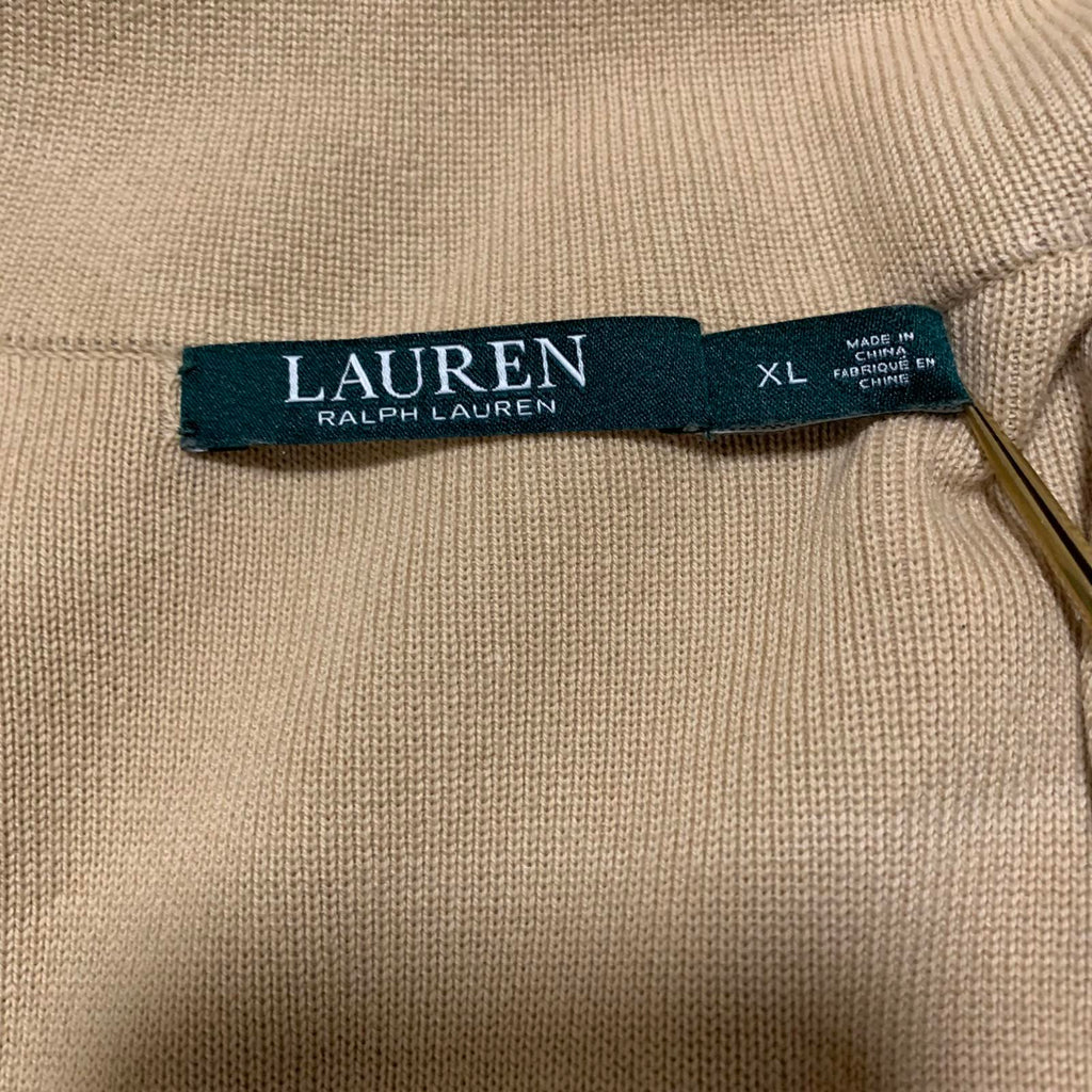 Chaqueta blazer beige Lauren Ralph Lauren para mujer, talla XL, moderna y ligera