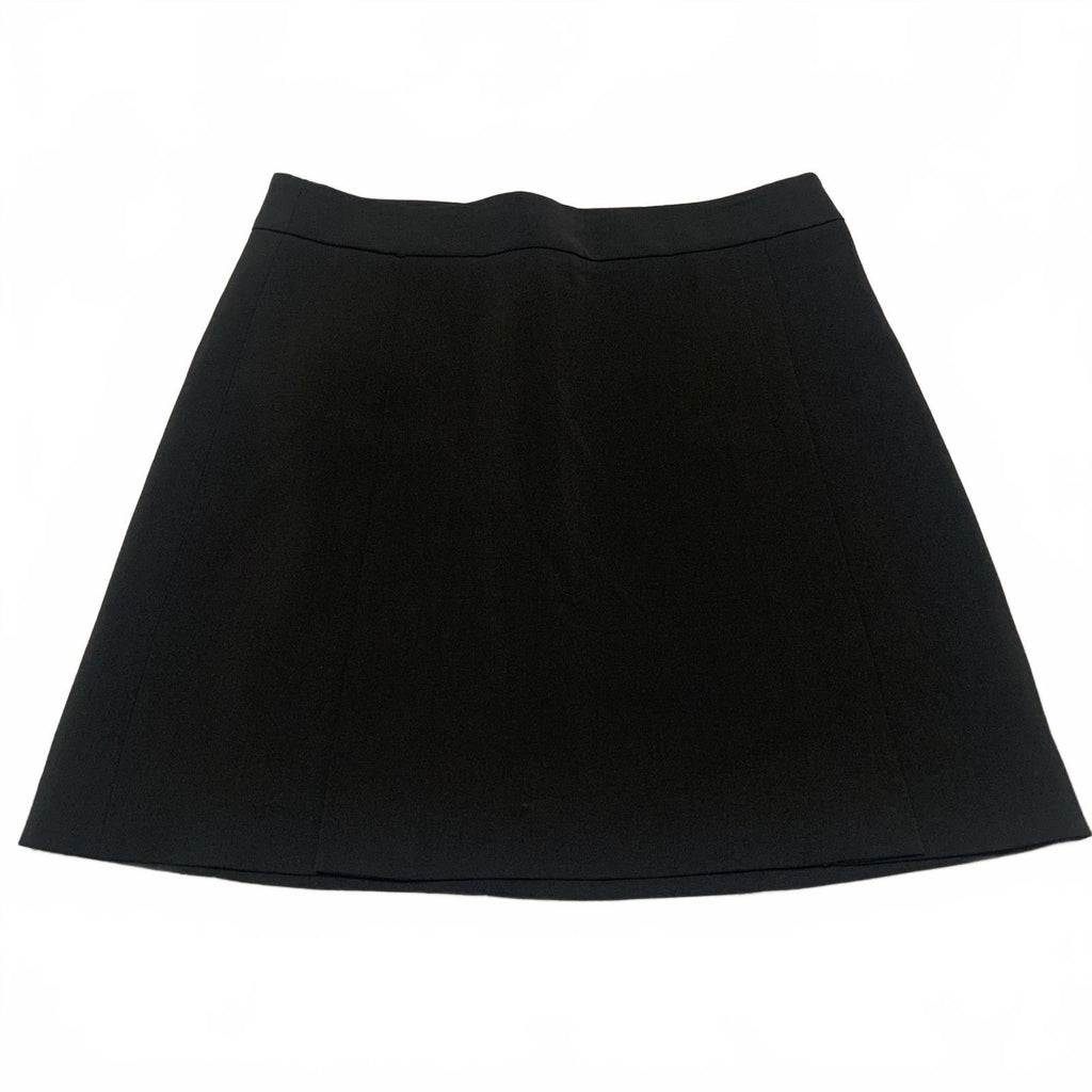 Minifalda negra de corte A para mujer de On &amp; On, talla 2