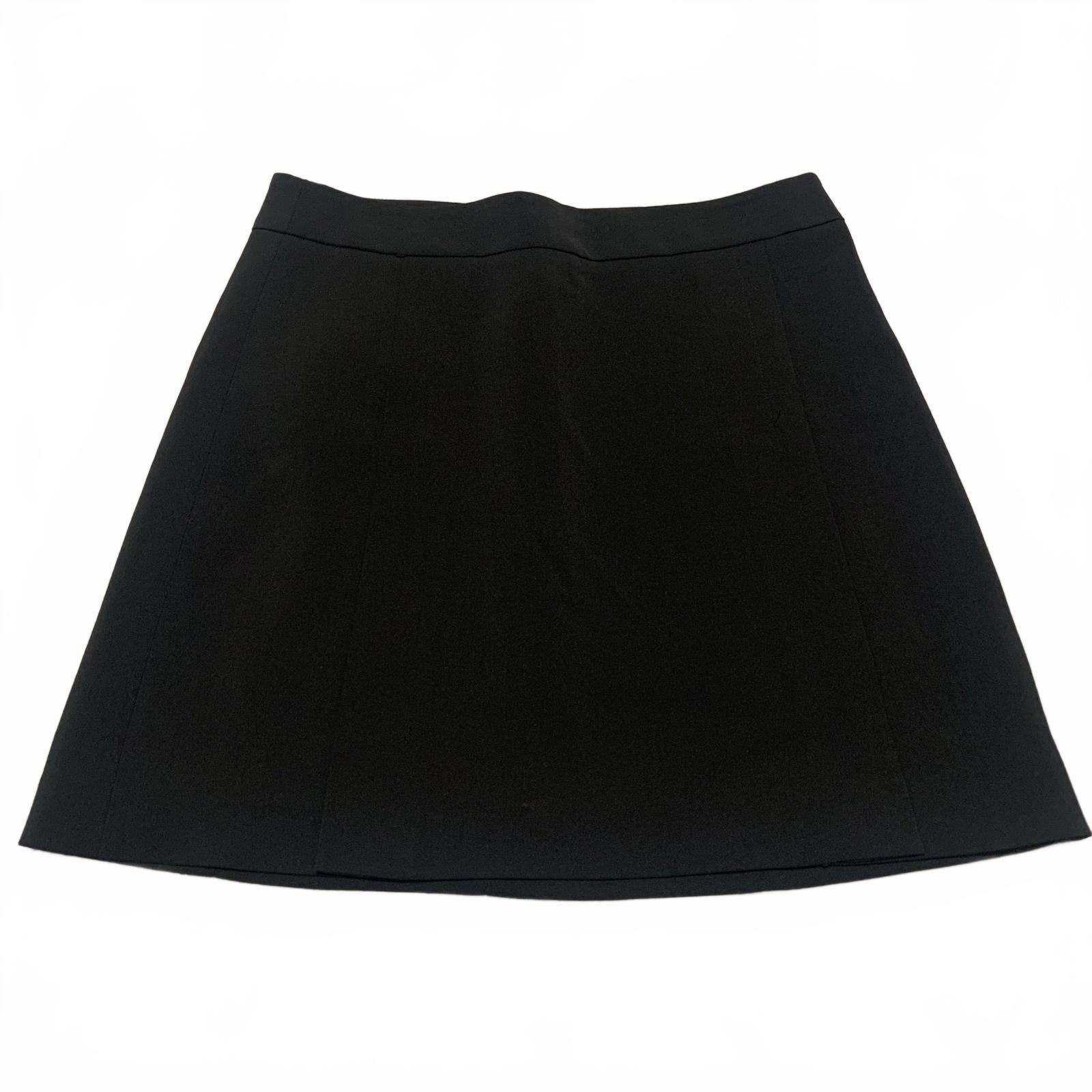 Minifalda negra de corte A para mujer de On &amp; On, talla 2