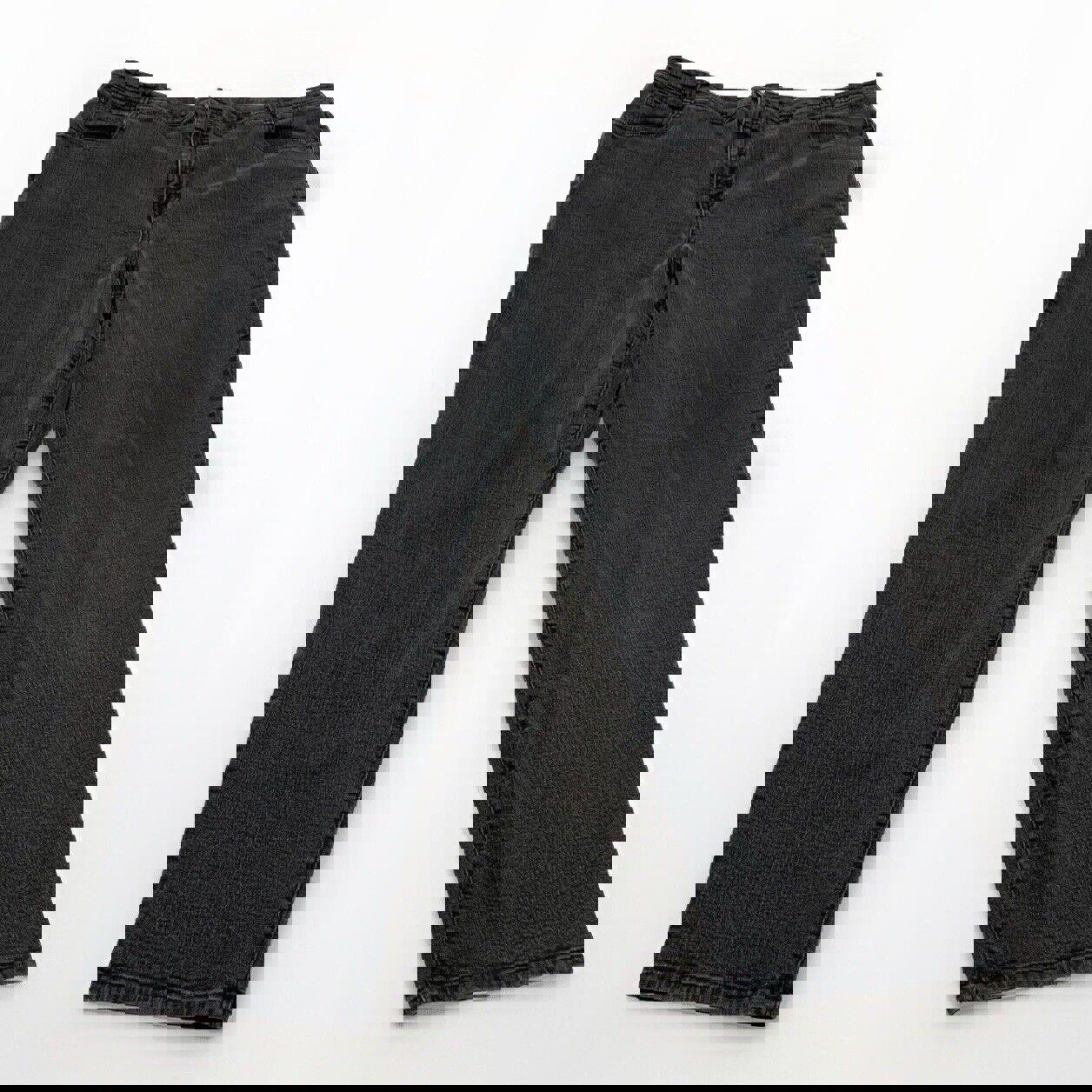 Jeans de tiro alto y control de abdomen de Style &amp; Co para mujer, talla 24W, color gris