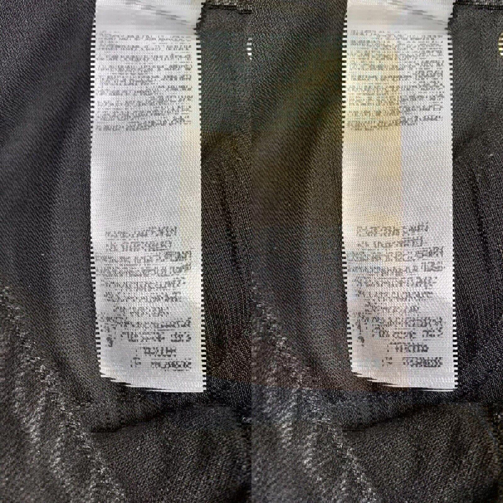 Vaqueros Levi's 524 para niñas, talla 5, negros, ajustados y elásticos.