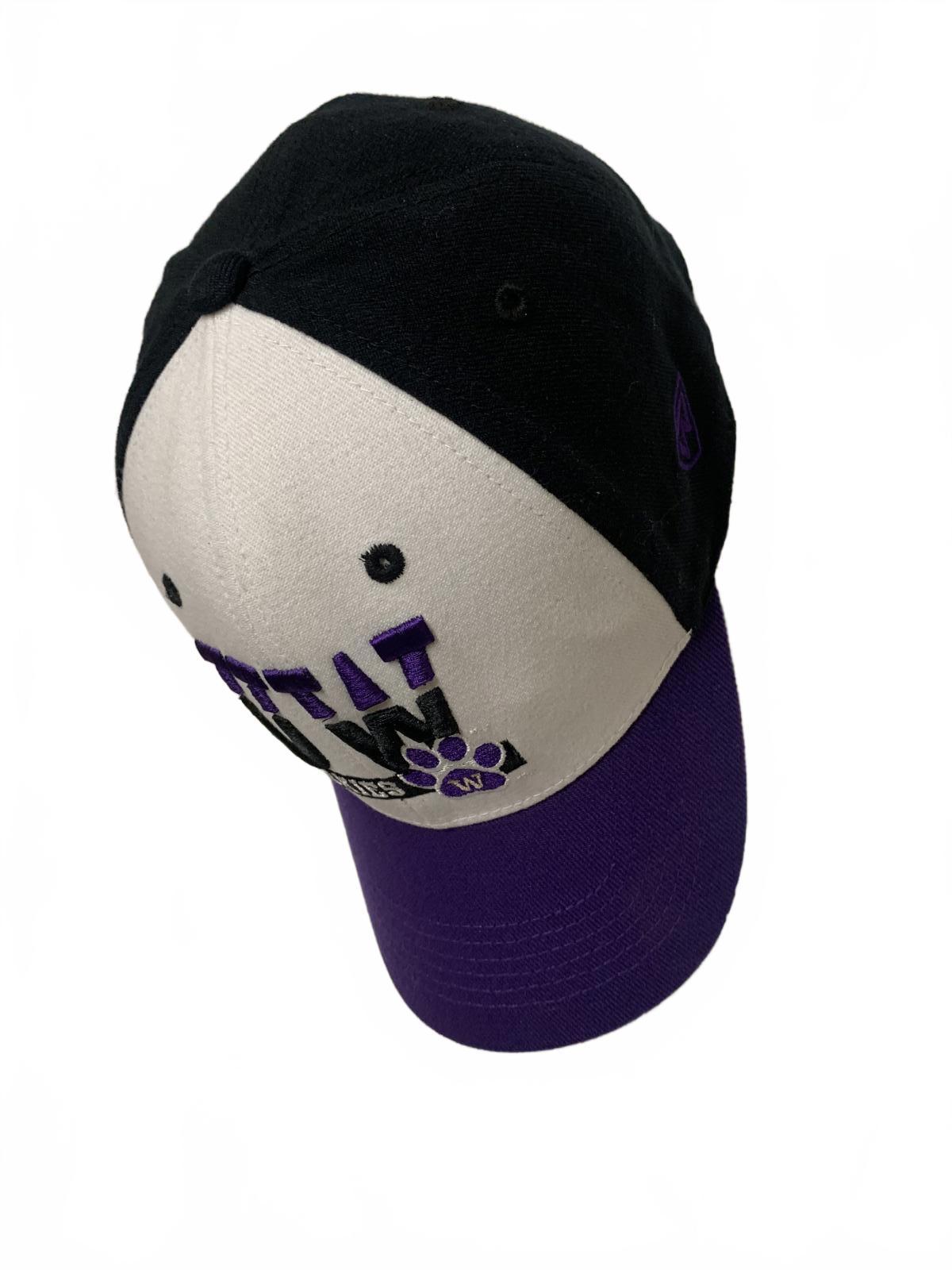 TowCaps Unisex Purple Black One-Fit Cap University of Washington Huskies Hat