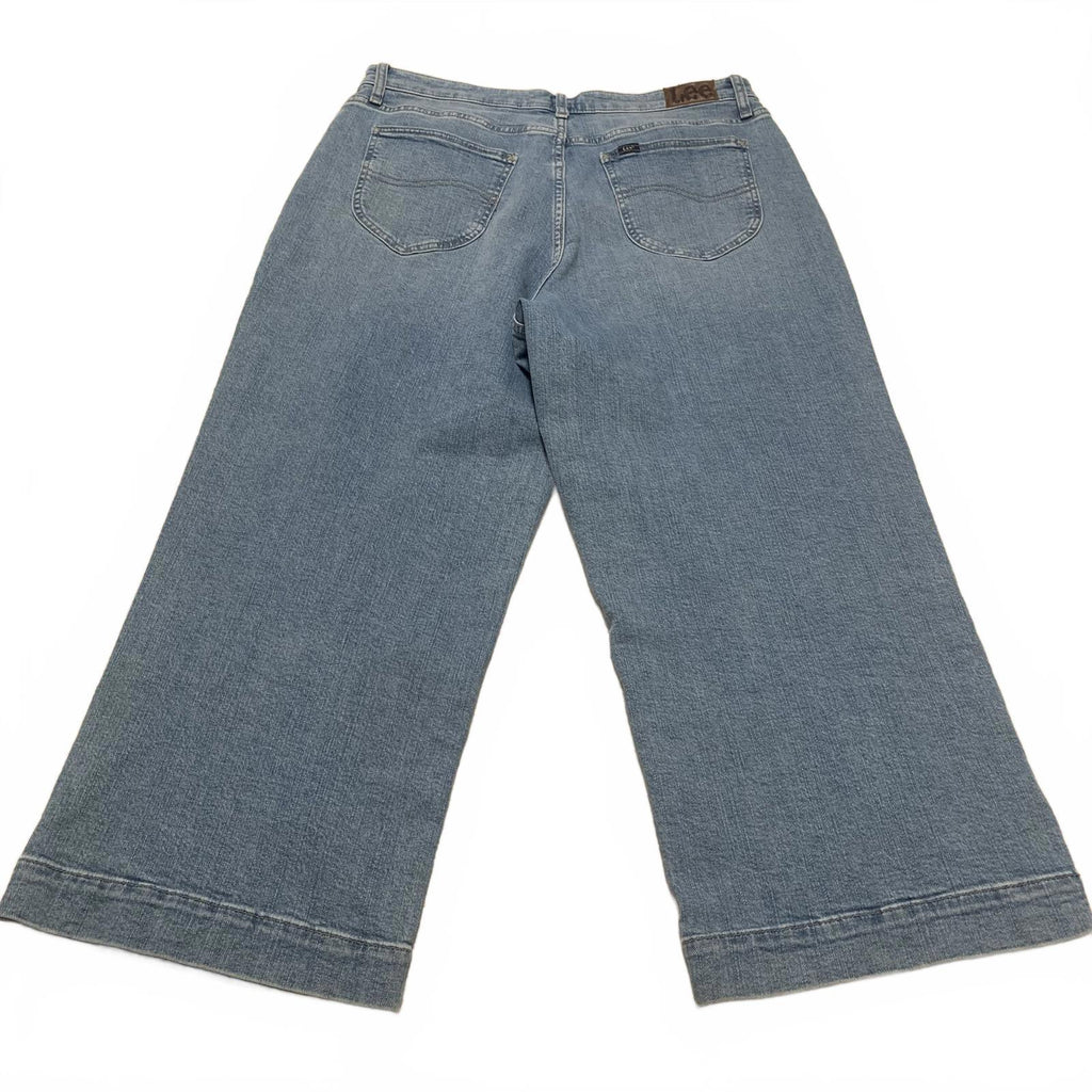 Vaqueros Lee Denim para mujer, talla 14 M, color azul claro, 33 x 24 (talla real)