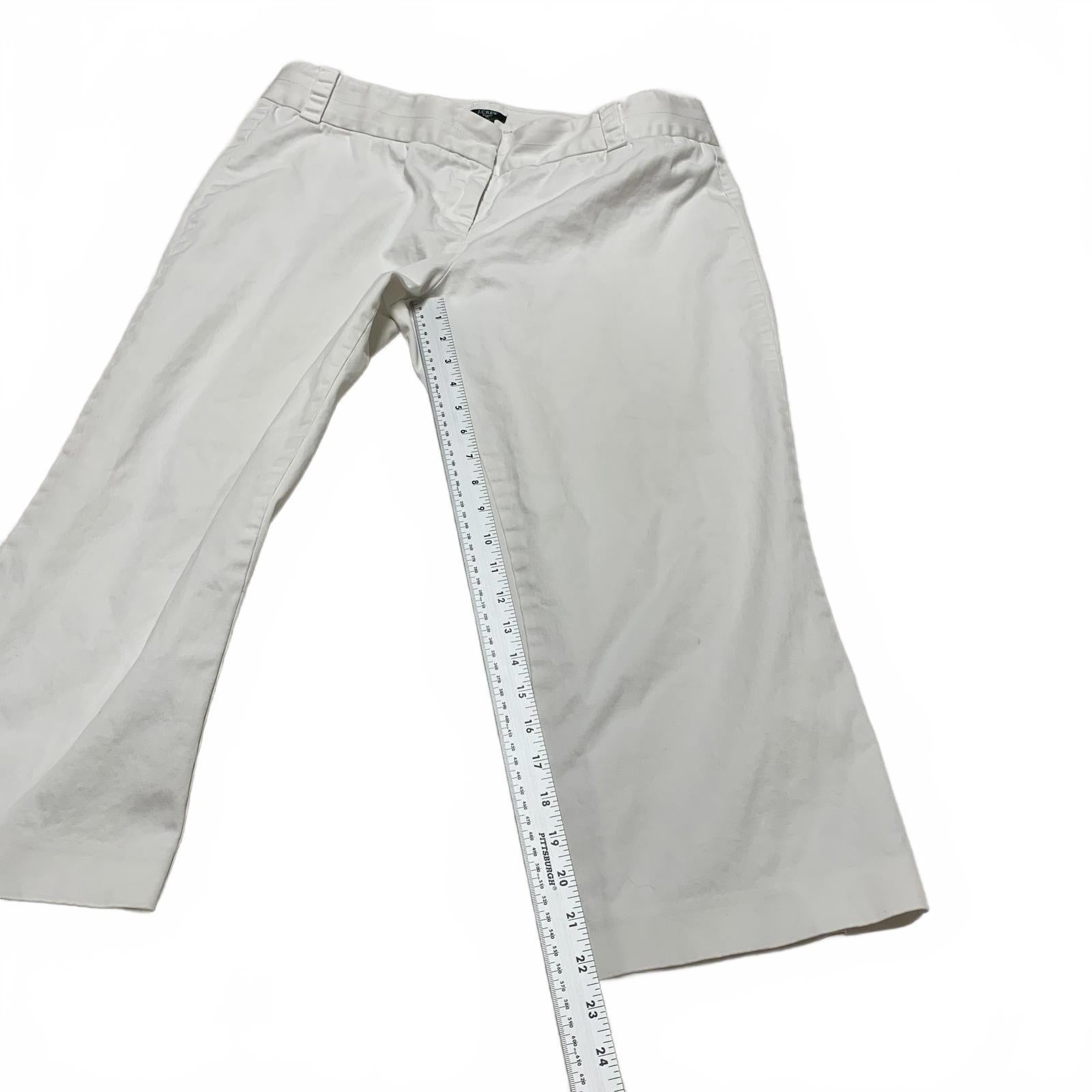 Pantalones cortos blancos de pierna ancha y corte urbano de J. Crew para mujer, talla 14