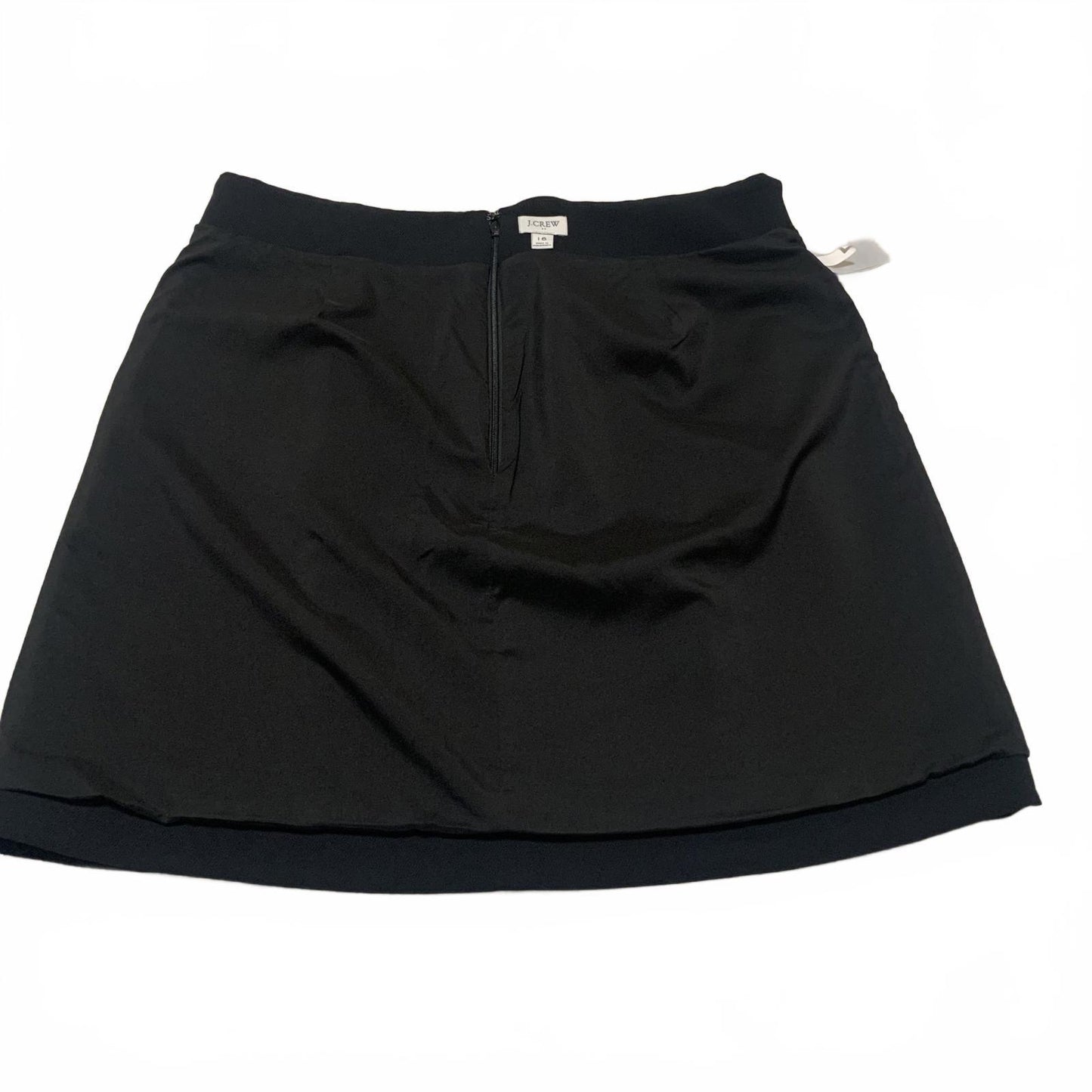 J.Crew Womens Size 16 Black A-Line Mini Skirt