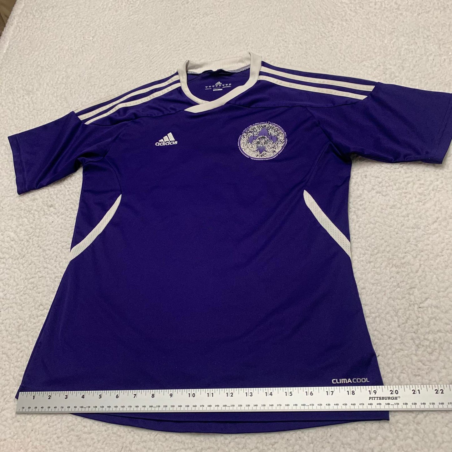 Adidas Clima Cool Men's Medium Purple Soccer Jersey