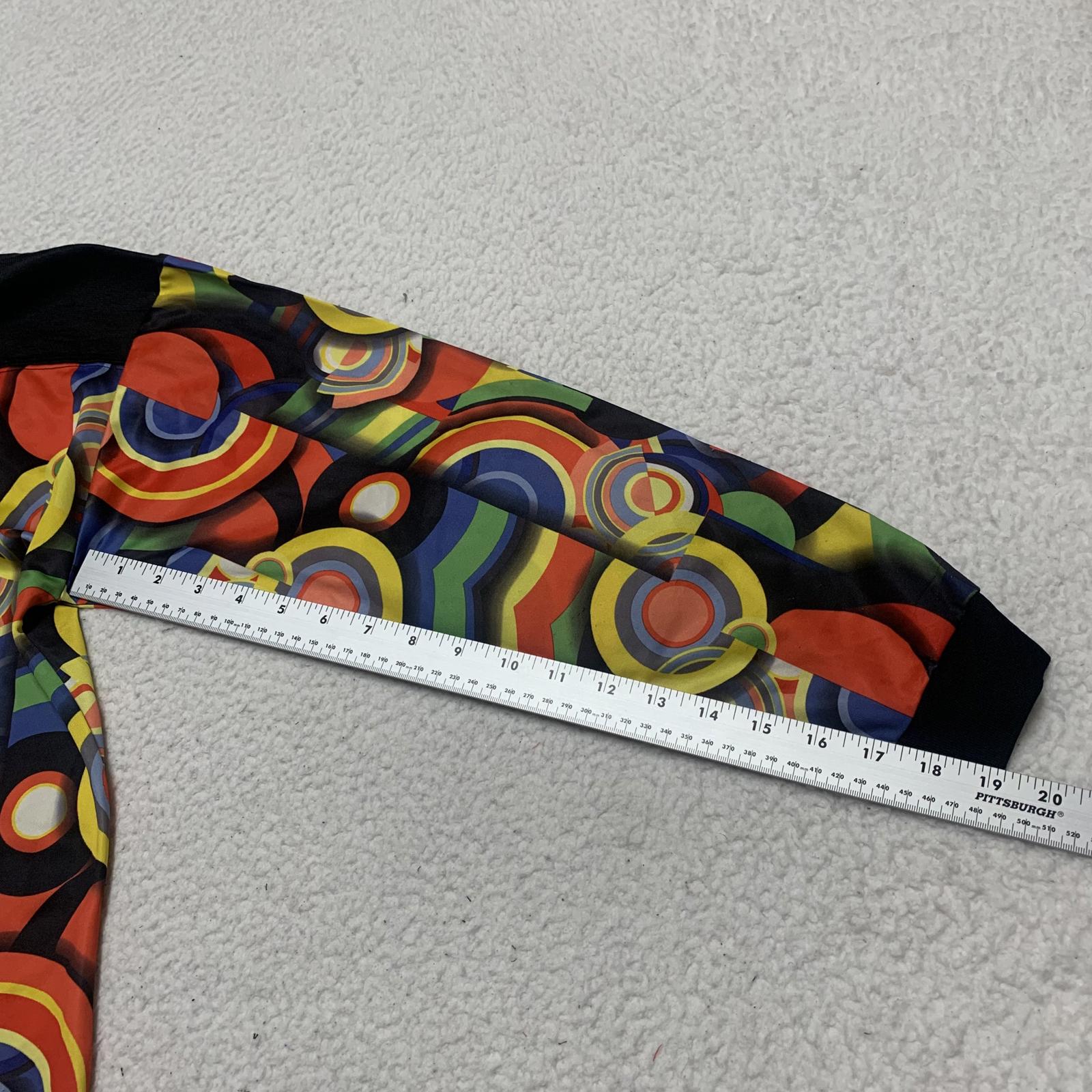 Camiseta de fútbol vintage High 5 Sports, manga larga, talla grande, juvenil, con estampado abstracto