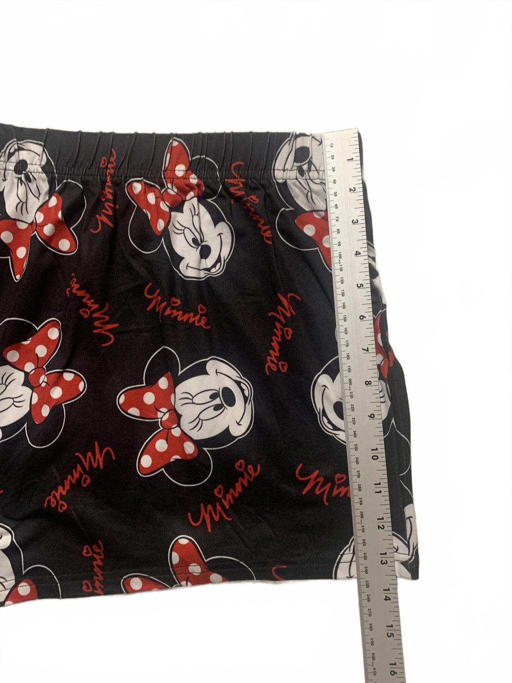 Pantalones cortos casuales de Minnie Mouse de Disney para mujer, talla 3XL