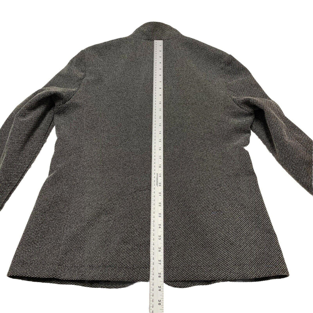 Abrigo de cuello alto con hebilla para hombre de Zara, talla 42, gris espiga, fabricado en Turquía