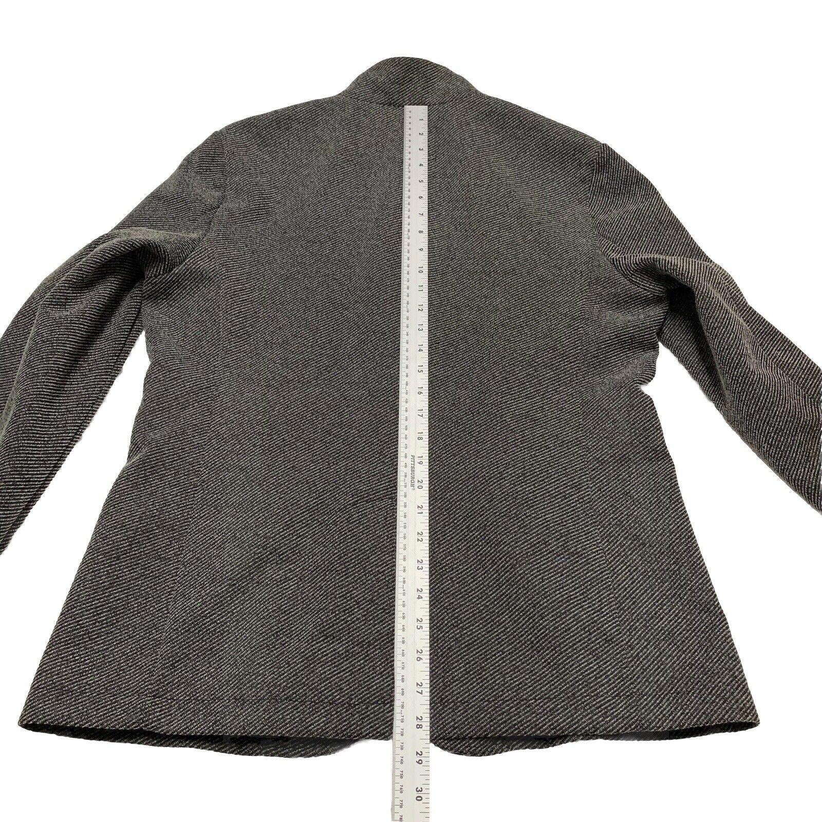 Abrigo de cuello alto con hebilla para hombre de Zara, talla 42, gris espiga, fabricado en Turquía