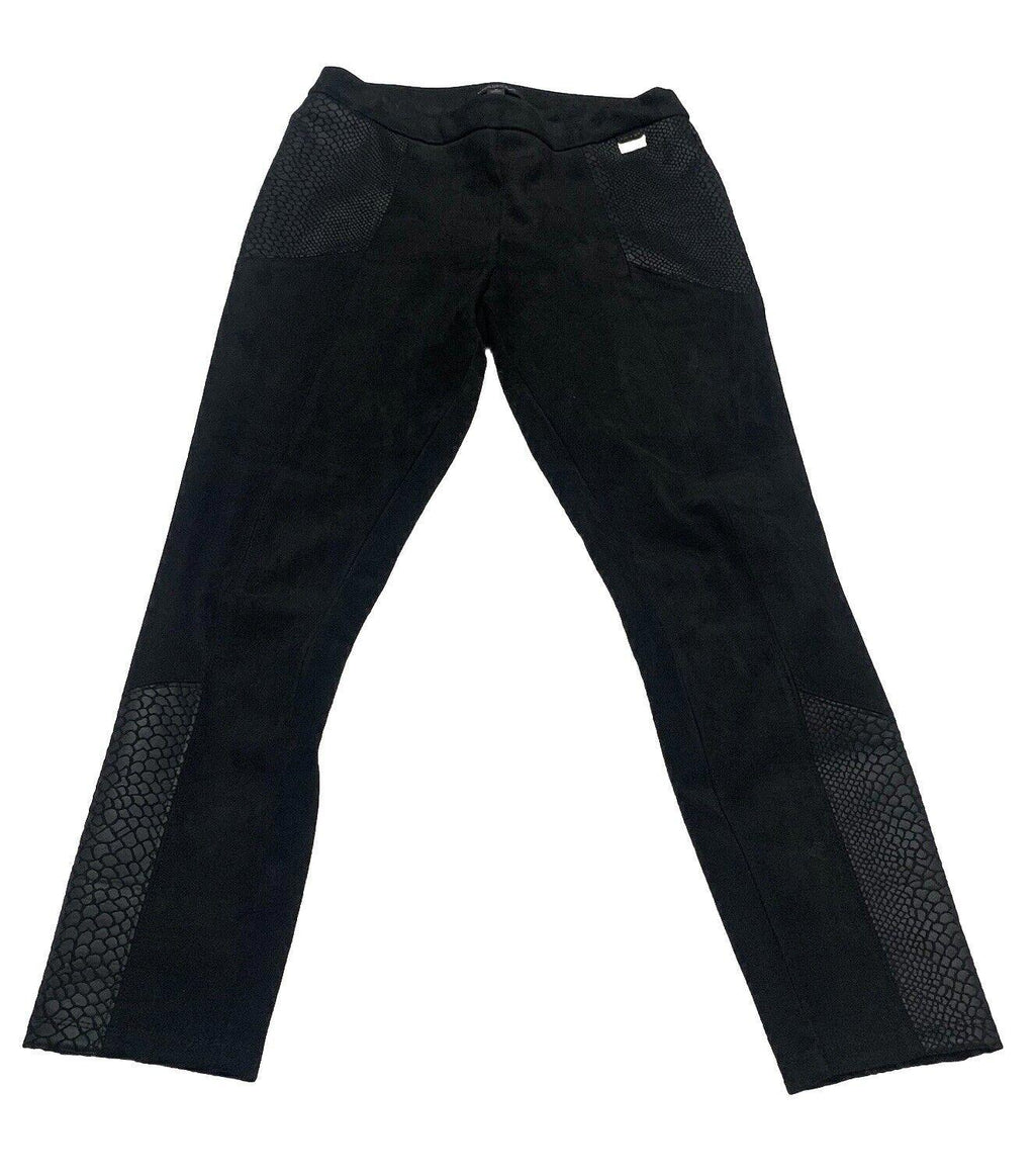 Pantalones negros con estampado de serpiente para mujer de Andrew Marc NY M