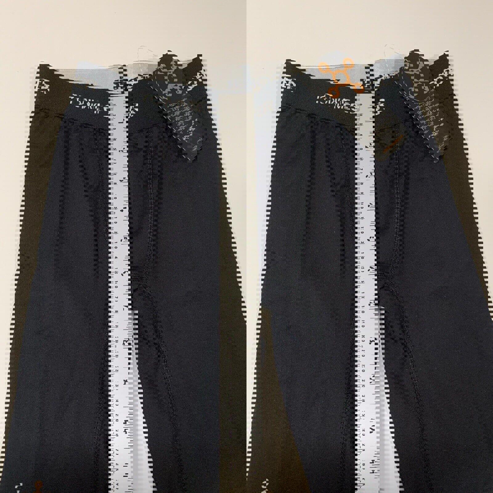 Pantalones cortos de ciclista de compresión Tommie Copper Core Youth Boys, talla pequeña, color negro