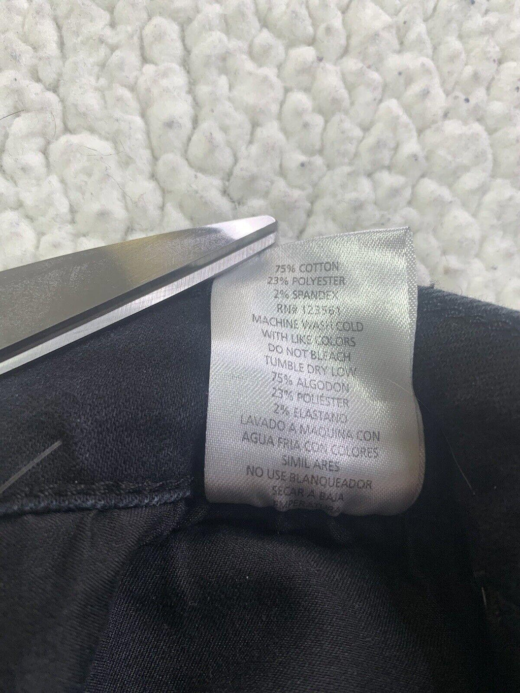 Pantalones vaqueros Monkey Ride Juniors Talla 3/29 Negros Ajustados Desgastados