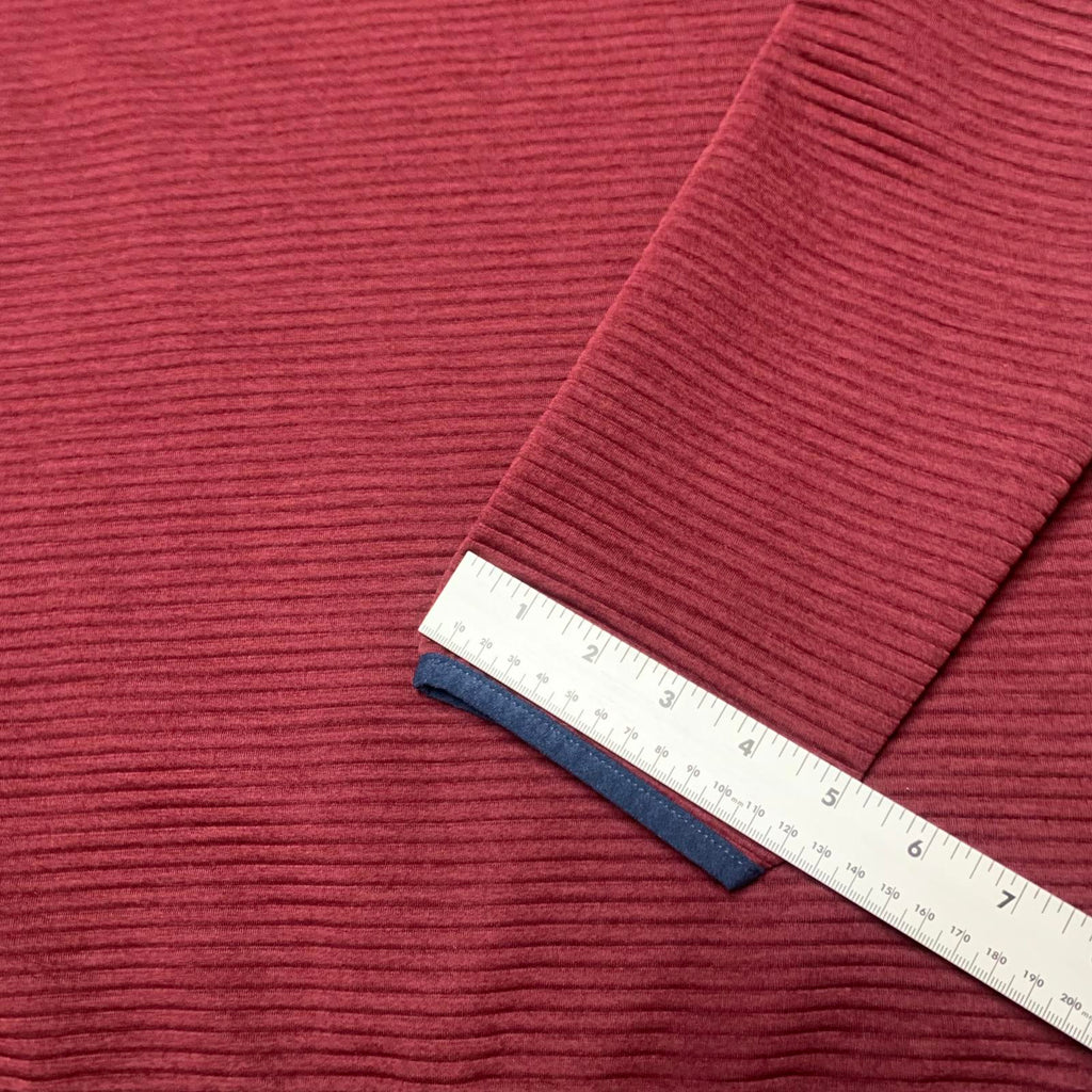 Chaqueta polar auténtica color burdeos de J.Crew, talla grande para hombre