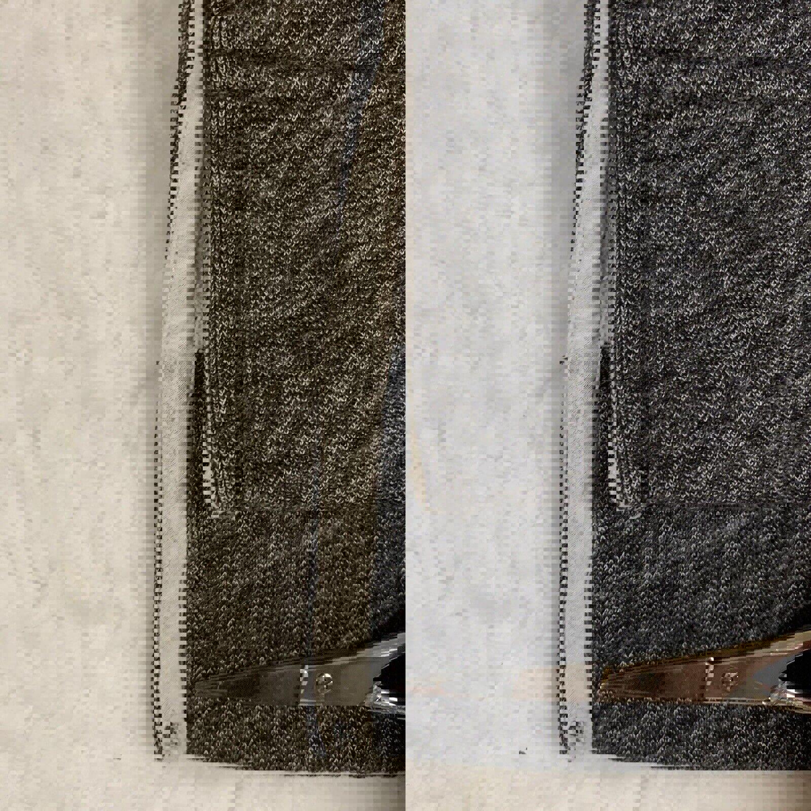 Sudadera con capucha J Crew para mujer, talla M, color negro y gris carbón.