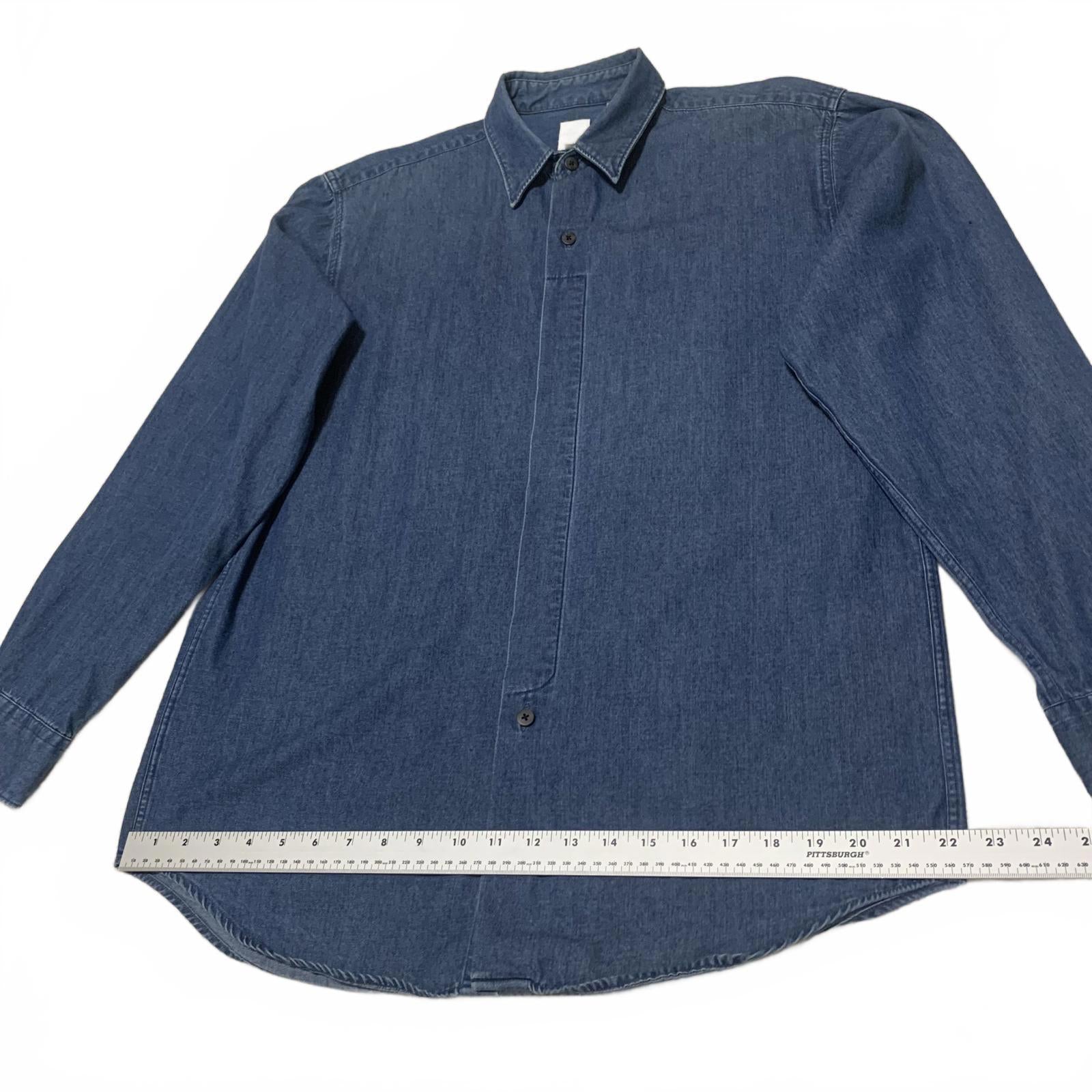 Camisa vaquera clásica VTG de los años 90 de Bill Robinson para hombre, talla M, fabricada en Hong Kong.