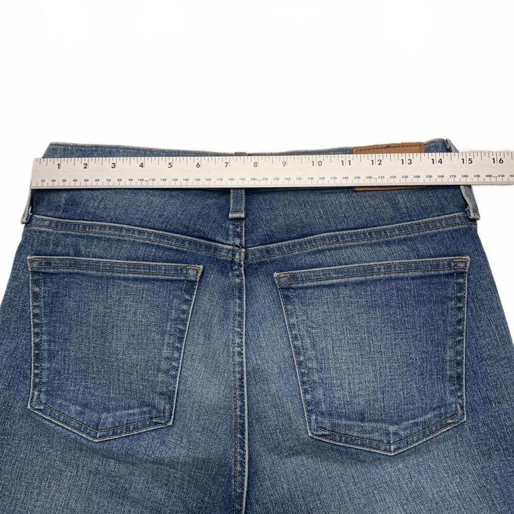 Vaqueros acampanados de mezclilla azul J.Crew para mujer, talla 29, 30 x 25,5