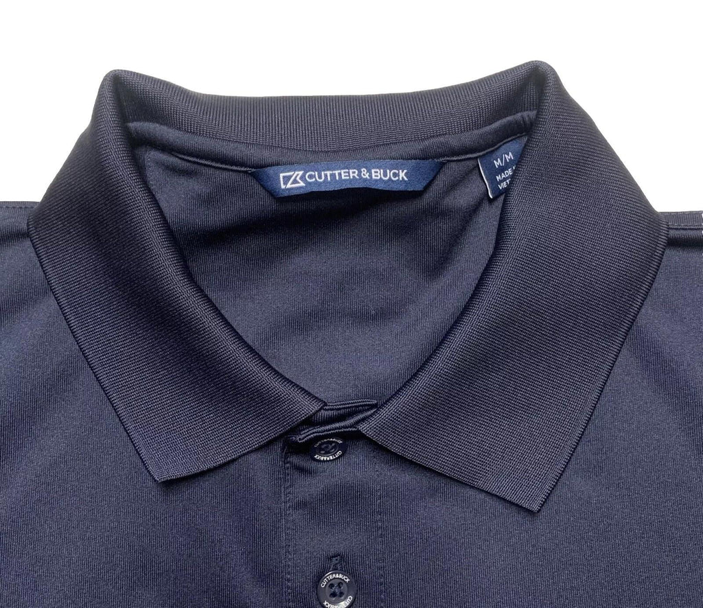 Polo azul marino de Cutter &amp; Buck, talla mediana, para hombre, Sealingtech