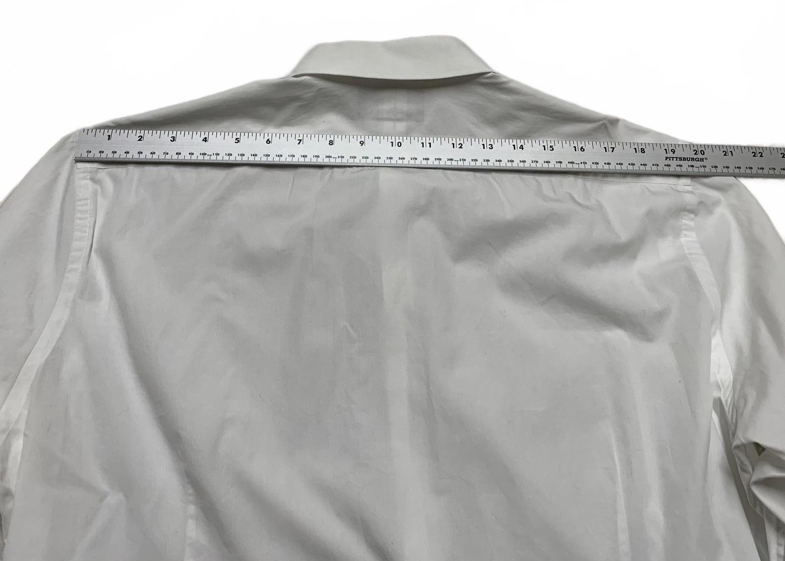 Camisa de vestir ajustada con botones para hombre, color negro y marrón, talla 17, 100 % algodón egipcio, 1826